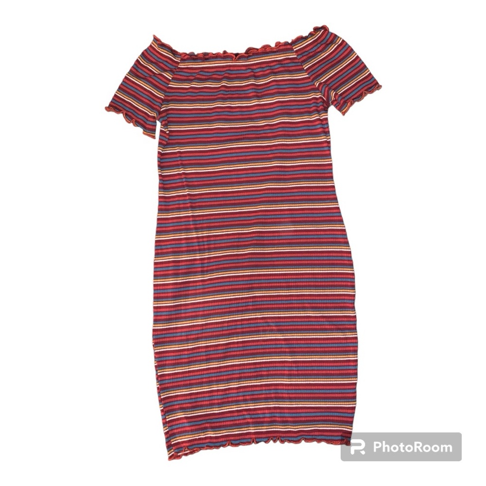 A dress from Rue21, size L, multi colors